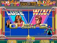 une photo d'Ã©cran de Windjammers sur SNK Neo Geo